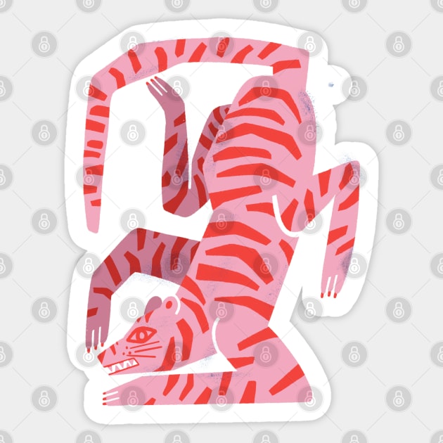 Tiger Tiger Sticker by kranicz dodo